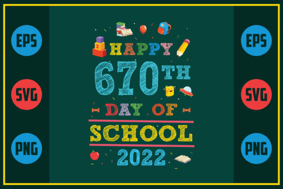 Happy 670th Day Graphics for Crafts & Blogs